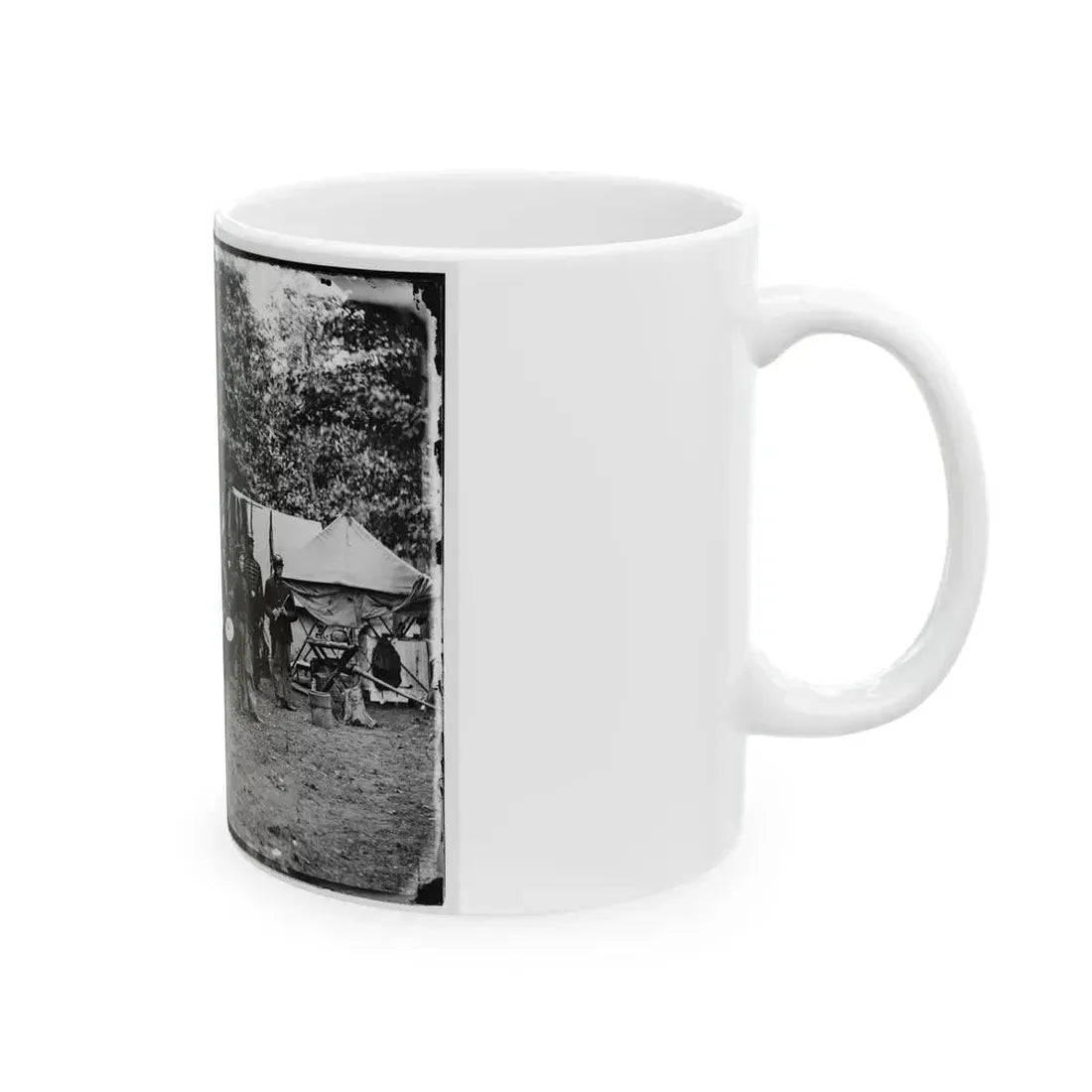 Bealeton, Va. Drum Corps, 93d New York Infantry (U.S. Civil War) White Coffee Mug - Go Mug Yourself