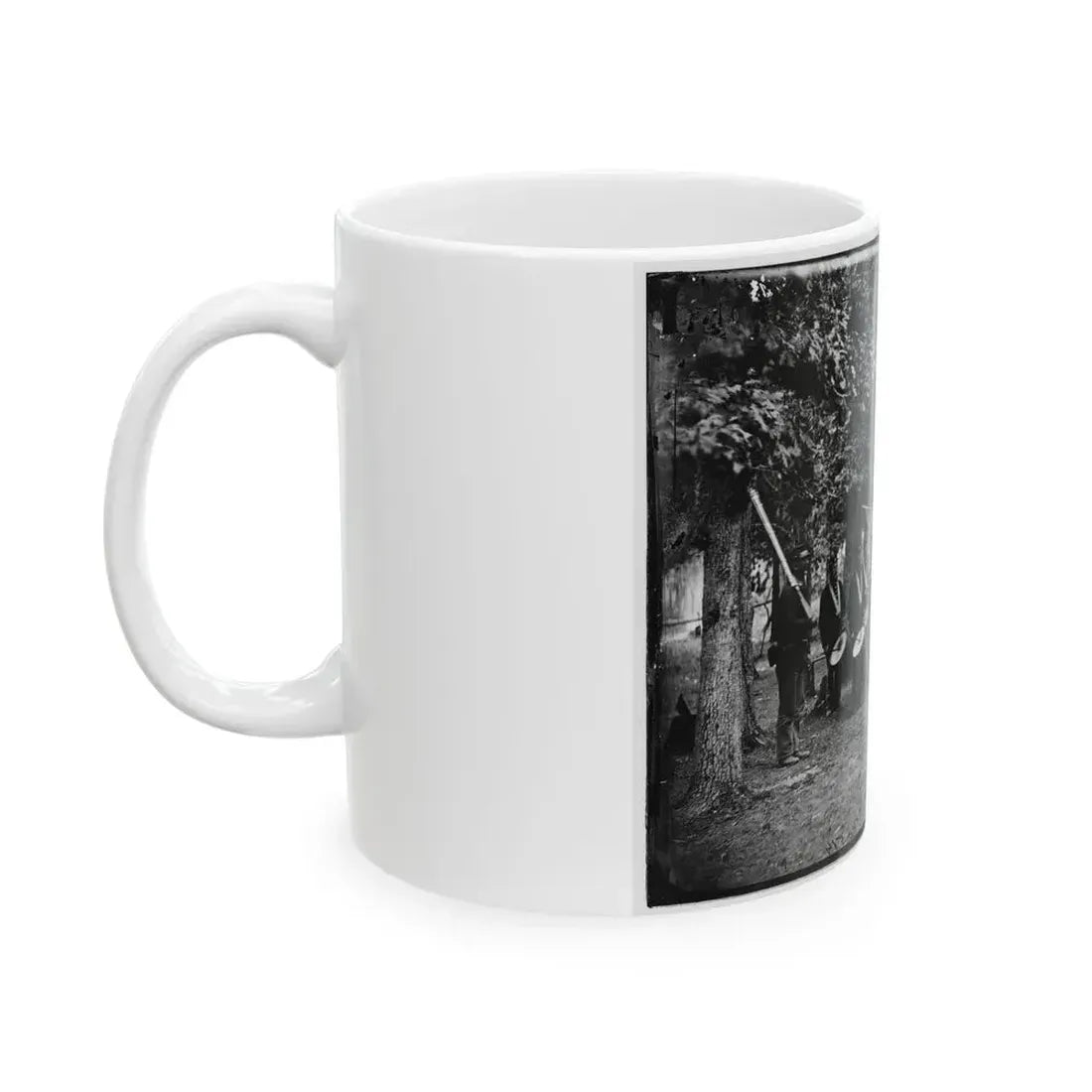 Bealeton, Va. Drum Corps, 93d New York Infantry (U.S. Civil War) White Coffee Mug - Go Mug Yourself