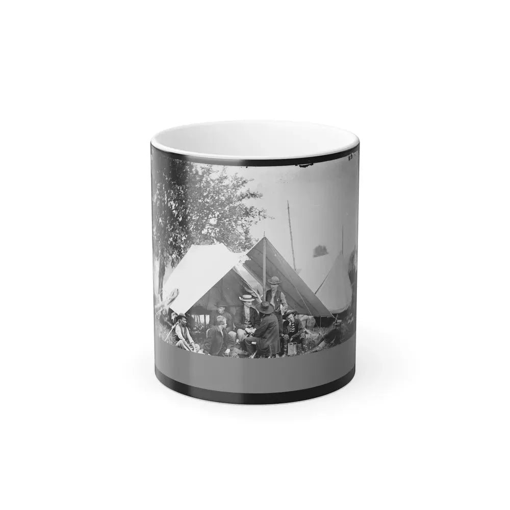 Bealeton, Va. Group of Military Telegraph Operators, Headquarters, Army of the Potomac (U.S. Civil War) Color Changing Coffee Mug 11oz Default Title 11oz - Go Mug Yourself