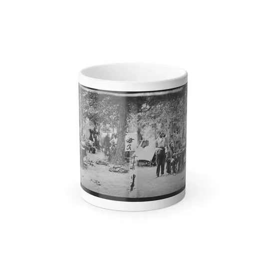Bealeton, Virginia. Army of the Potomac Officer's Mess of Company D, 93D New York Infantry (U.S. Civil War) Color Changing Coffee Mug 11oz Default Title - Go Mug Yourself