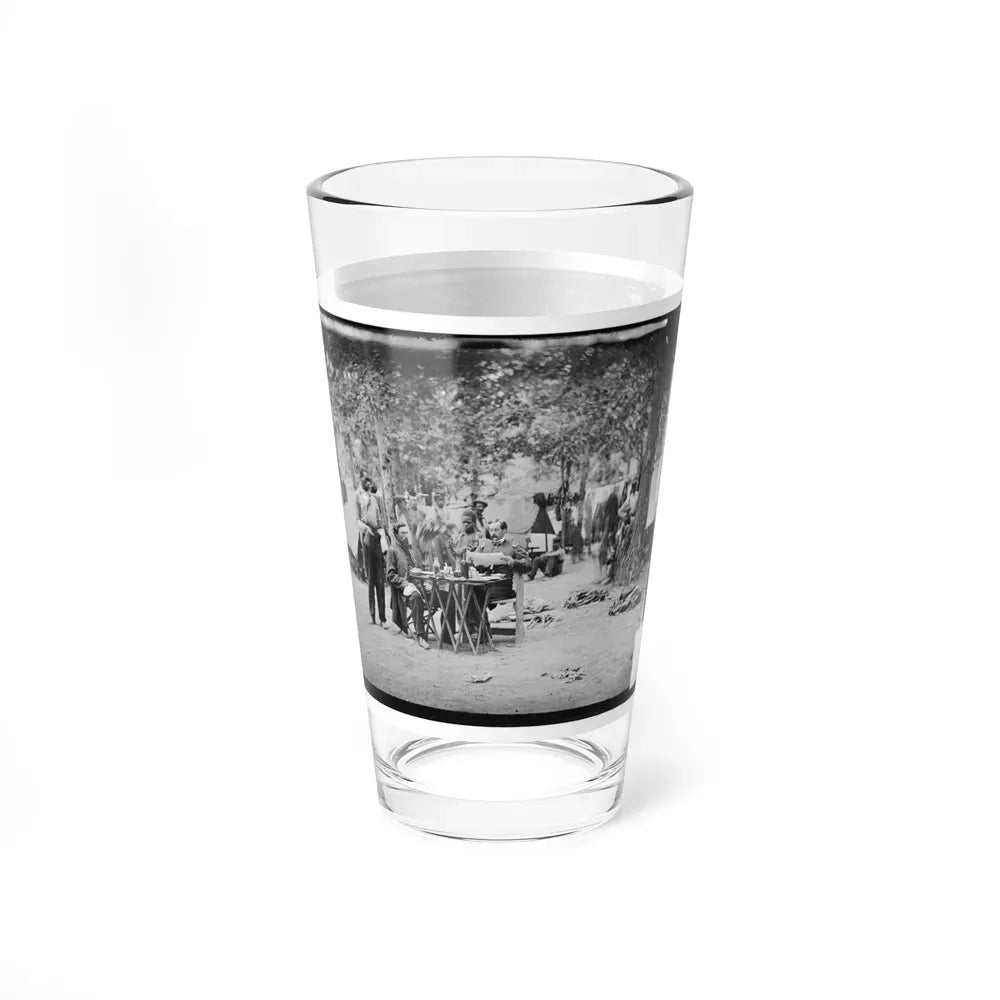 Bealeton, Virginia. Army Of The Potomac Officer's Mess Of Company D, 93d New York Infantry (U.S. Civil War) Pint Glass 16oz - Go Mug Yourself