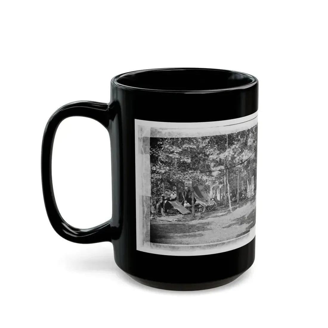 Bealeton, Virginia. Camp Of Company B, 93d New York Volunteers (U.S. Civil War) Black Coffee Mug - Go Mug Yourself