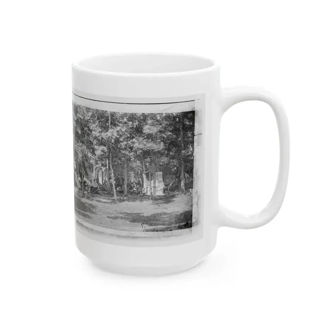 Bealeton, Virginia. Camp Of Company B, 93d New York Volunteers (U.S. Civil War) White Coffee Mug - Go Mug Yourself