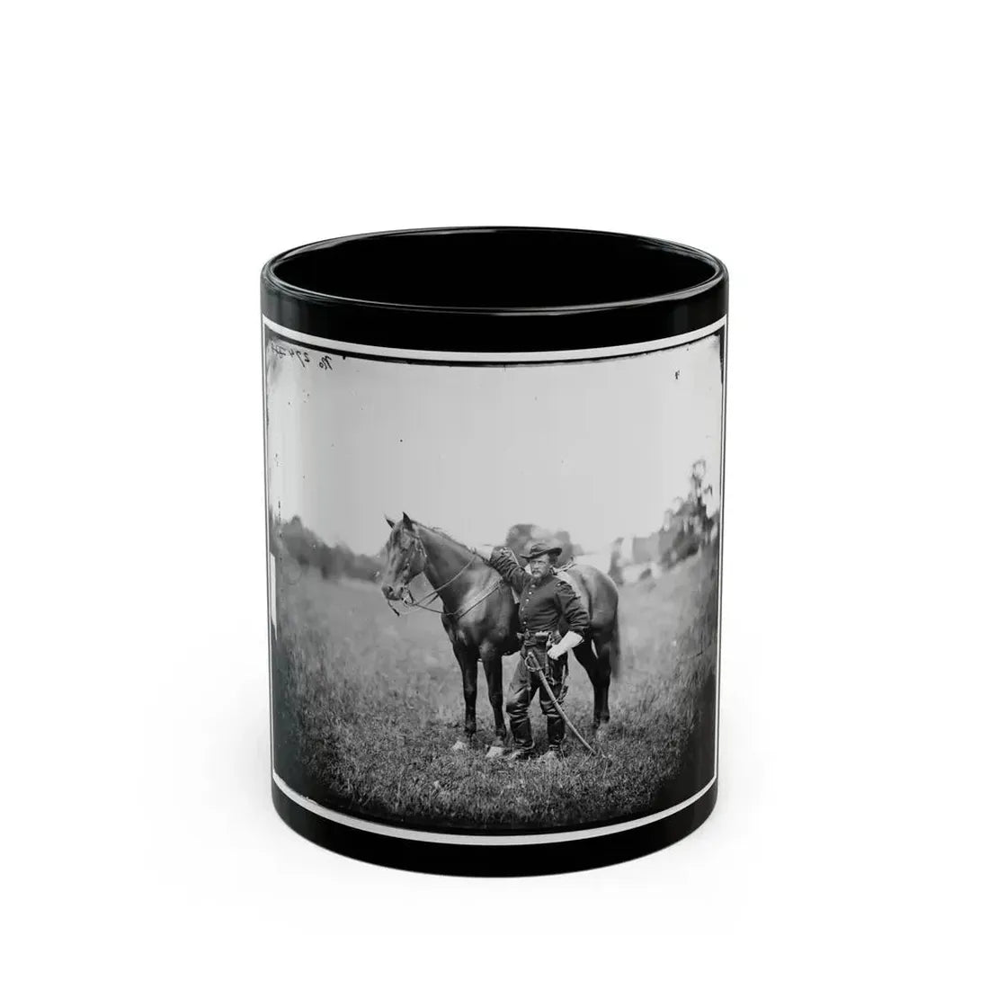 Bealeton, Virginia. Capt. Henry Page, Assistant Quarter Master, At Army Of The Potomac Headquarters (U.S. Civil War) Black Coffee Mug 11oz - Go Mug Yourself