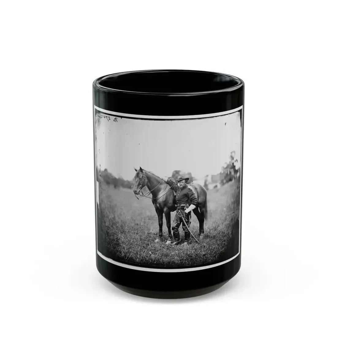 Bealeton, Virginia. Capt. Henry Page, Assistant Quarter Master, At Army Of The Potomac Headquarters (U.S. Civil War) Black Coffee Mug 15oz - Go Mug Yourself