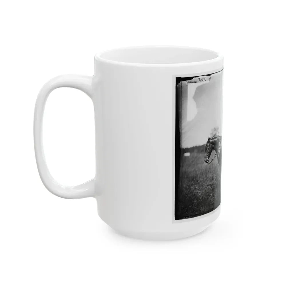 Bealeton, Virginia. Captain Henry Page, Assistant Quartermaster, At Army Of The Potomac Headquarters (U.S. Civil War) White Coffee Mug - Go Mug Yourself