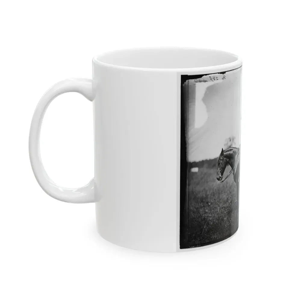 Bealeton, Virginia. Captain Henry Page, Assistant Quartermaster, At Army Of The Potomac Headquarters (U.S. Civil War) White Coffee Mug - Go Mug Yourself
