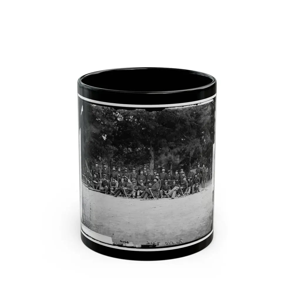 Bealeton, Virginia. Company A, 93d New York Infantry(2) (U.S. Civil War) Black Coffee Mug 11oz - Go Mug Yourself