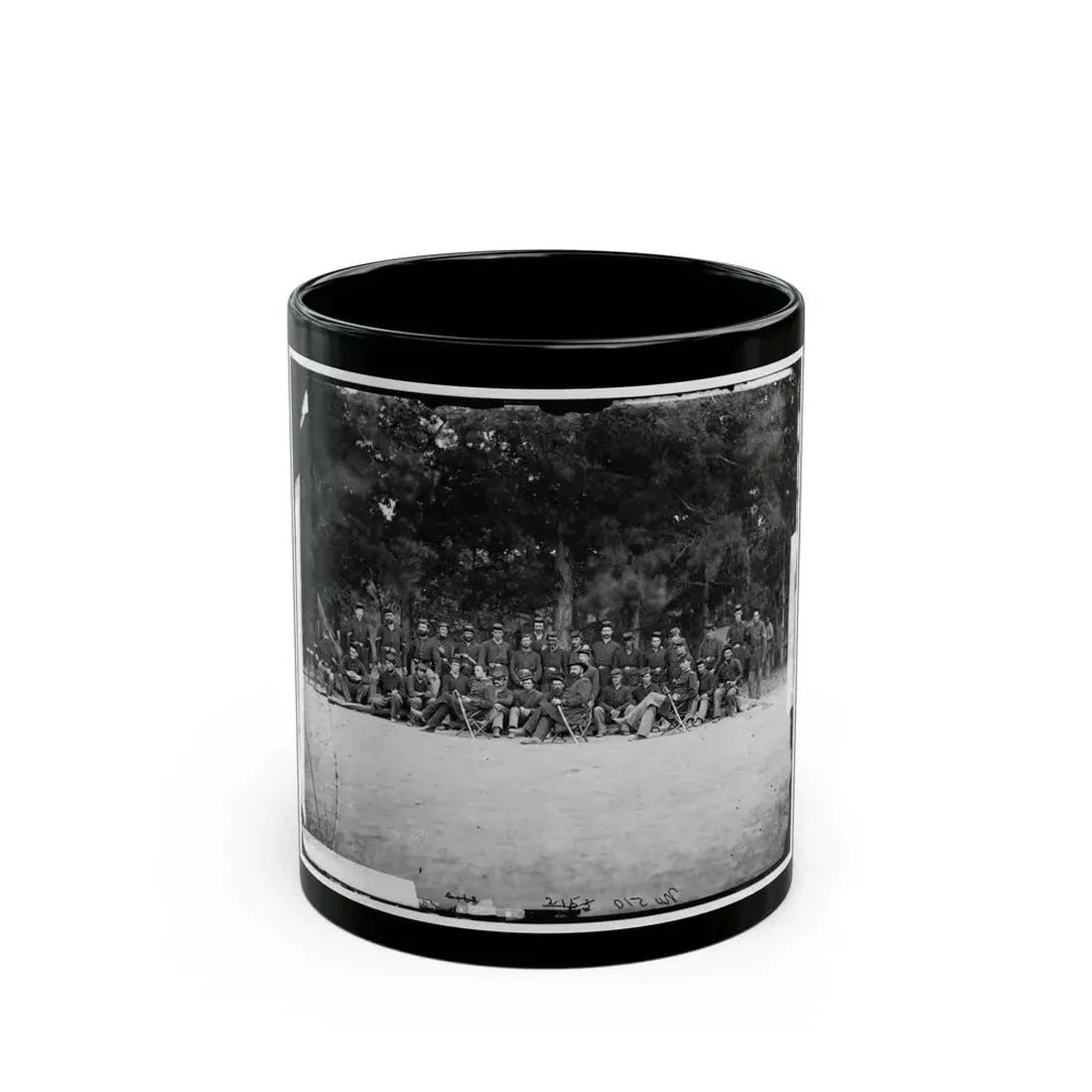 Bealeton, Virginia. Company A, 93d New York Infantry(2) (U.S. Civil War) Black Coffee Mug 11oz - Go Mug Yourself