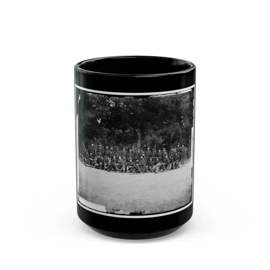 Bealeton, Virginia. Company A, 93d New York Infantry(2) (U.S. Civil War) Black Coffee Mug 15oz - Go Mug Yourself