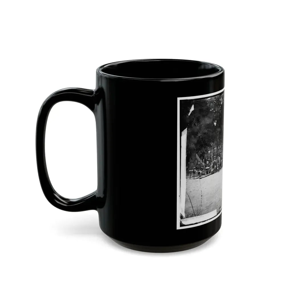 Bealeton, Virginia. Company A, 93d New York Infantry(2) (U.S. Civil War) Black Coffee Mug - Go Mug Yourself