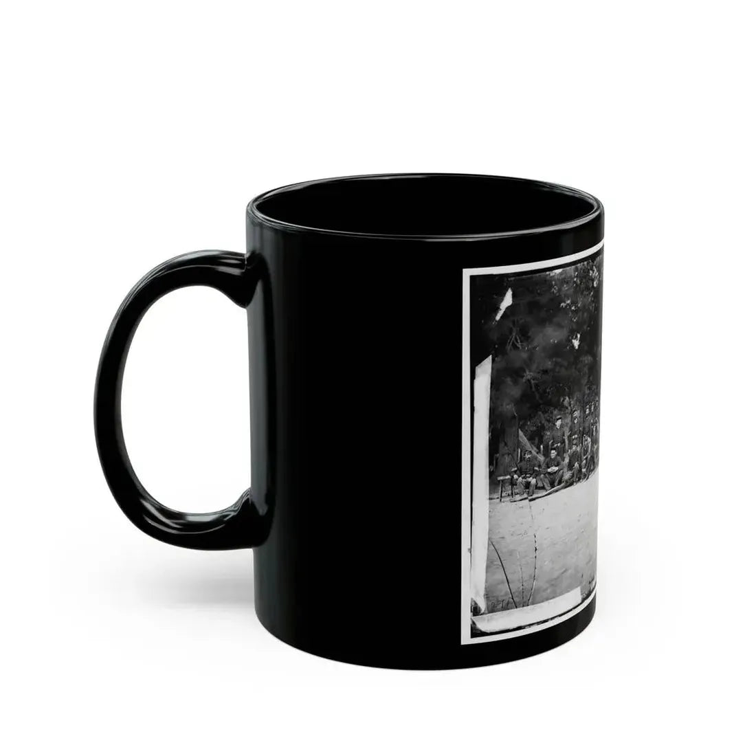Bealeton, Virginia. Company A, 93d New York Infantry(2) (U.S. Civil War) Black Coffee Mug - Go Mug Yourself