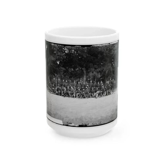 Bealeton, Virginia. Company A, 93d New York Infantry(2) (U.S. Civil War) White Coffee Mug 15oz - Go Mug Yourself