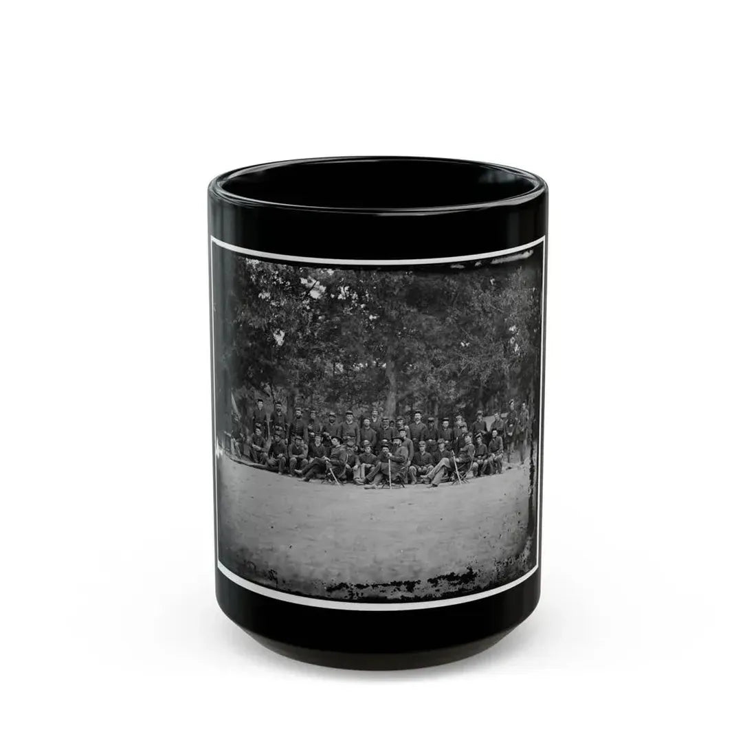 Bealeton, Virginia. Company A, 93d New York Infantry (U.S. Civil War) Black Coffee Mug 15oz - Go Mug Yourself
