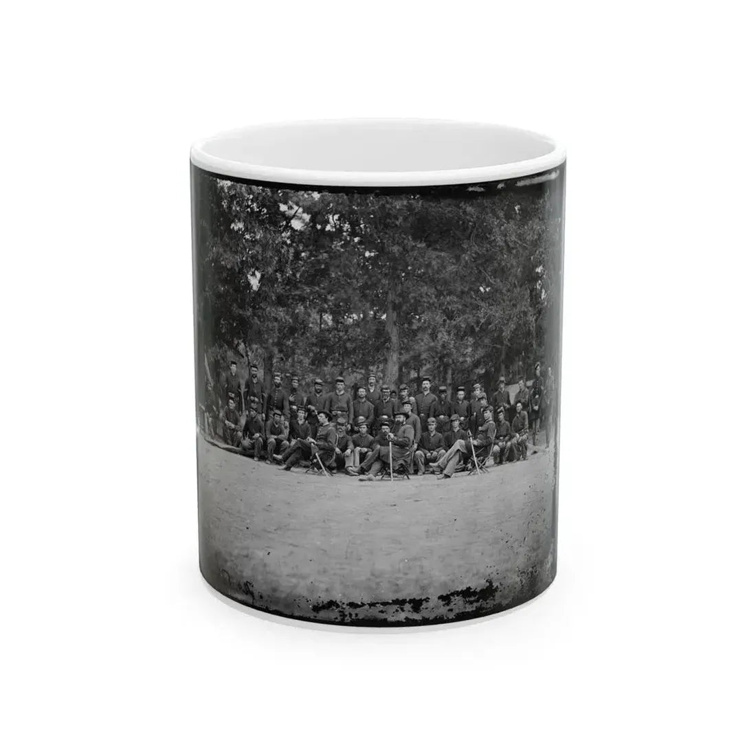 Bealeton, Virginia. Company A, 93d New York Infantry (U.S. Civil War) White Coffee Mug 11oz - Go Mug Yourself