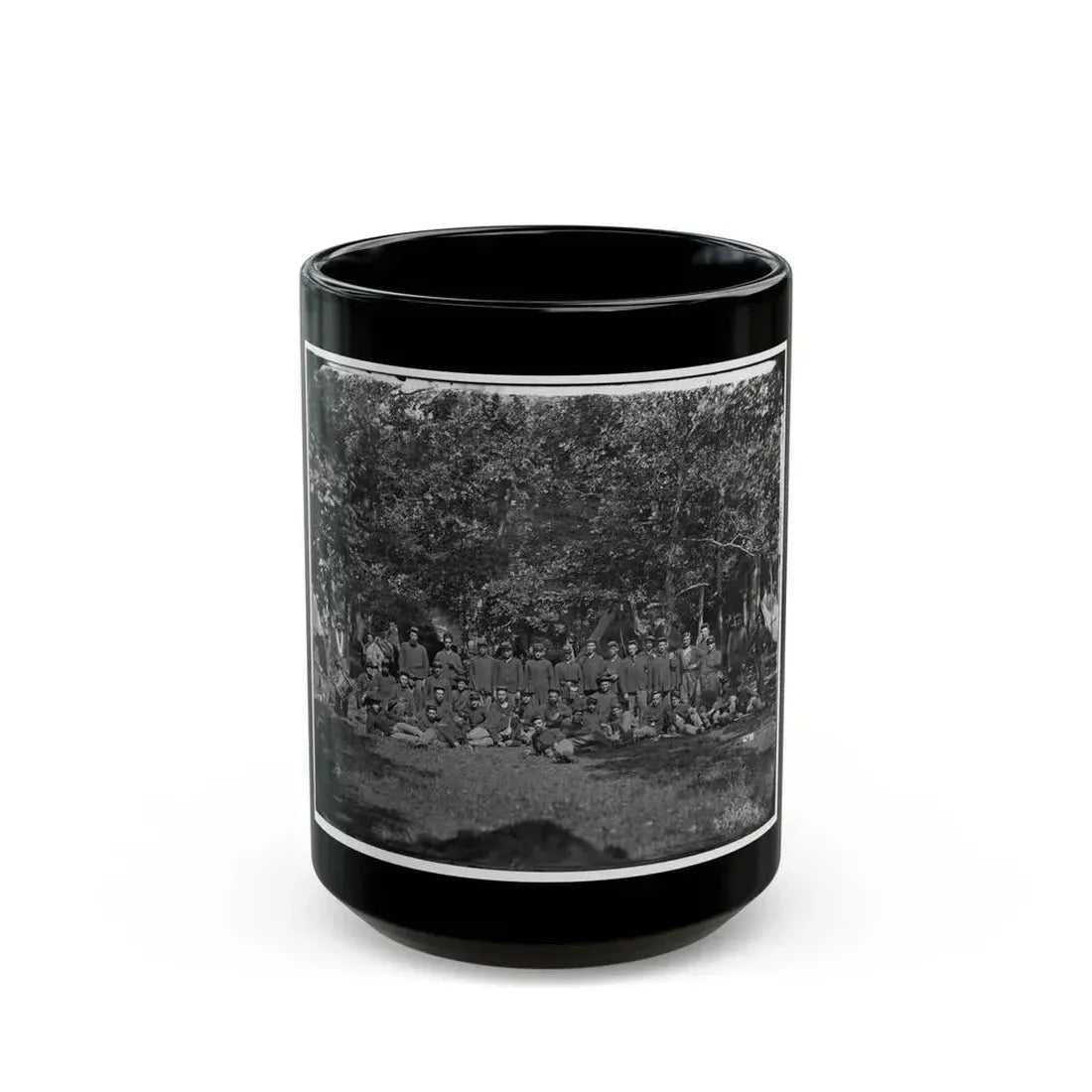 Bealeton, Virginia. Company B, 93d New York Infantry (U.S. Civil War) Black Coffee Mug 15oz - Go Mug Yourself