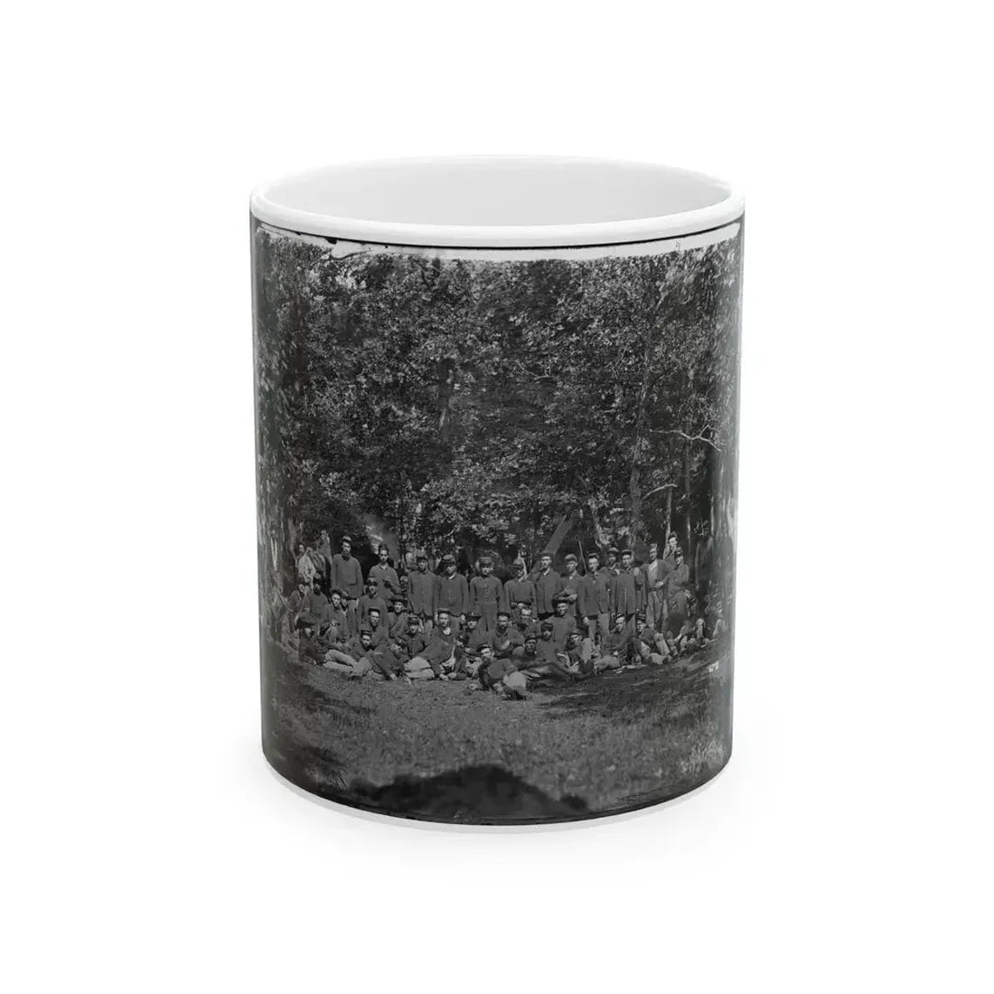 Bealeton, Virginia. Company B, 93d New York Infantry (U.S. Civil War) White Coffee Mug 11oz - Go Mug Yourself