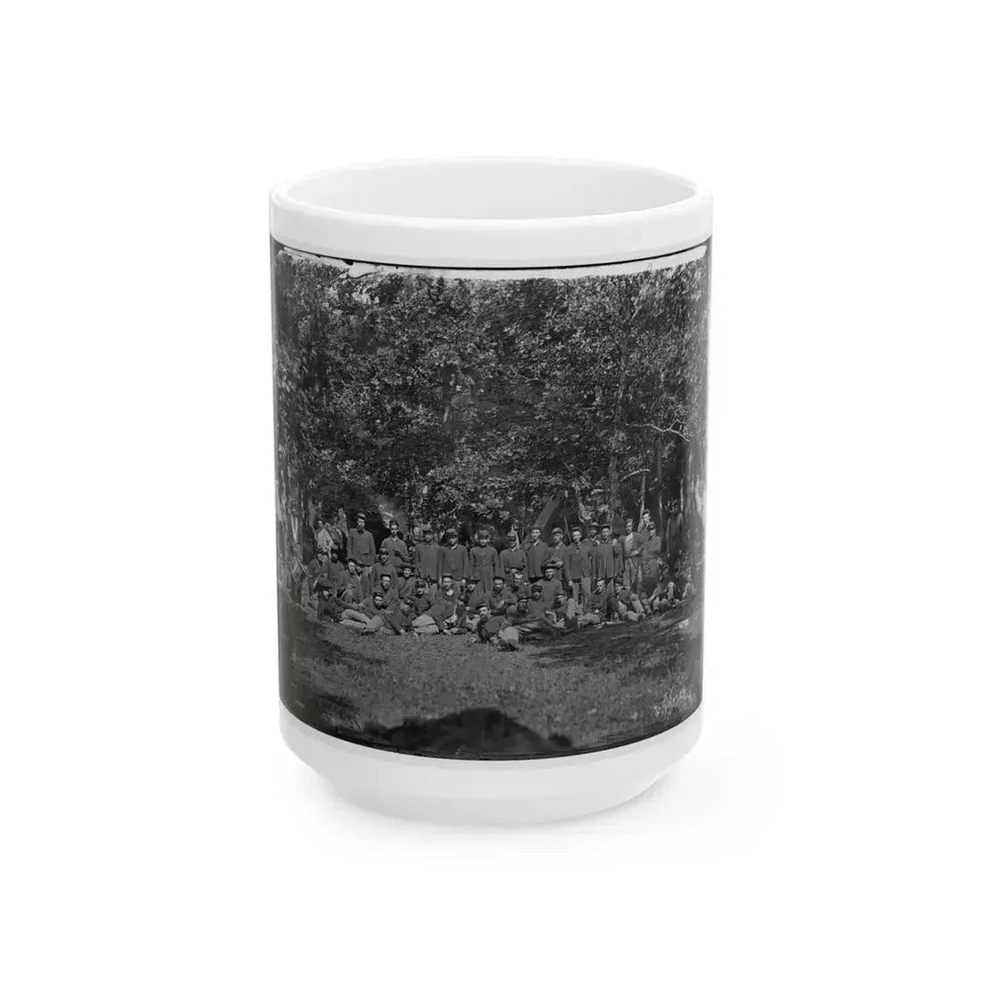 Bealeton, Virginia. Company B, 93d New York Infantry (U.S. Civil War) White Coffee Mug 15oz - Go Mug Yourself