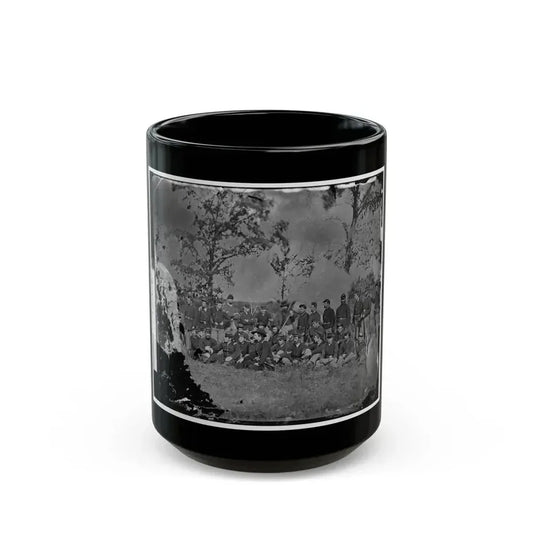 Bealeton, Virginia. Company E, 93d New York Infantry 001 (U.S. Civil War) Black Coffee Mug 15oz - Go Mug Yourself