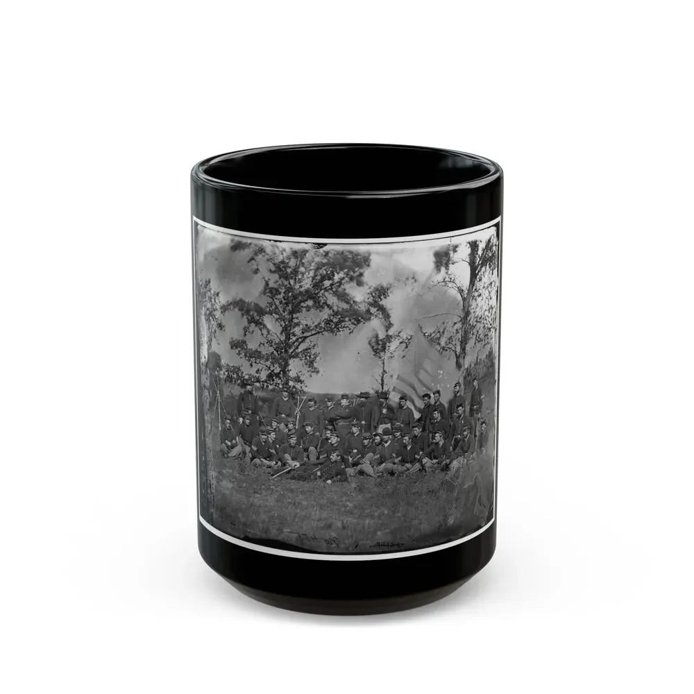 Bealeton, Virginia. Company E, 93d New York Infantry (U.S. Civil War) Black Coffee Mug 15oz - Go Mug Yourself