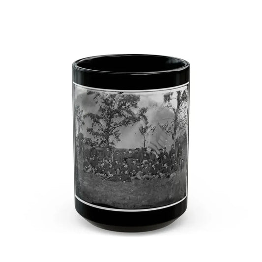 Bealeton, Virginia. Company E, 93d New York Infantry (U.S. Civil War) Black Coffee Mug 15oz - Go Mug Yourself