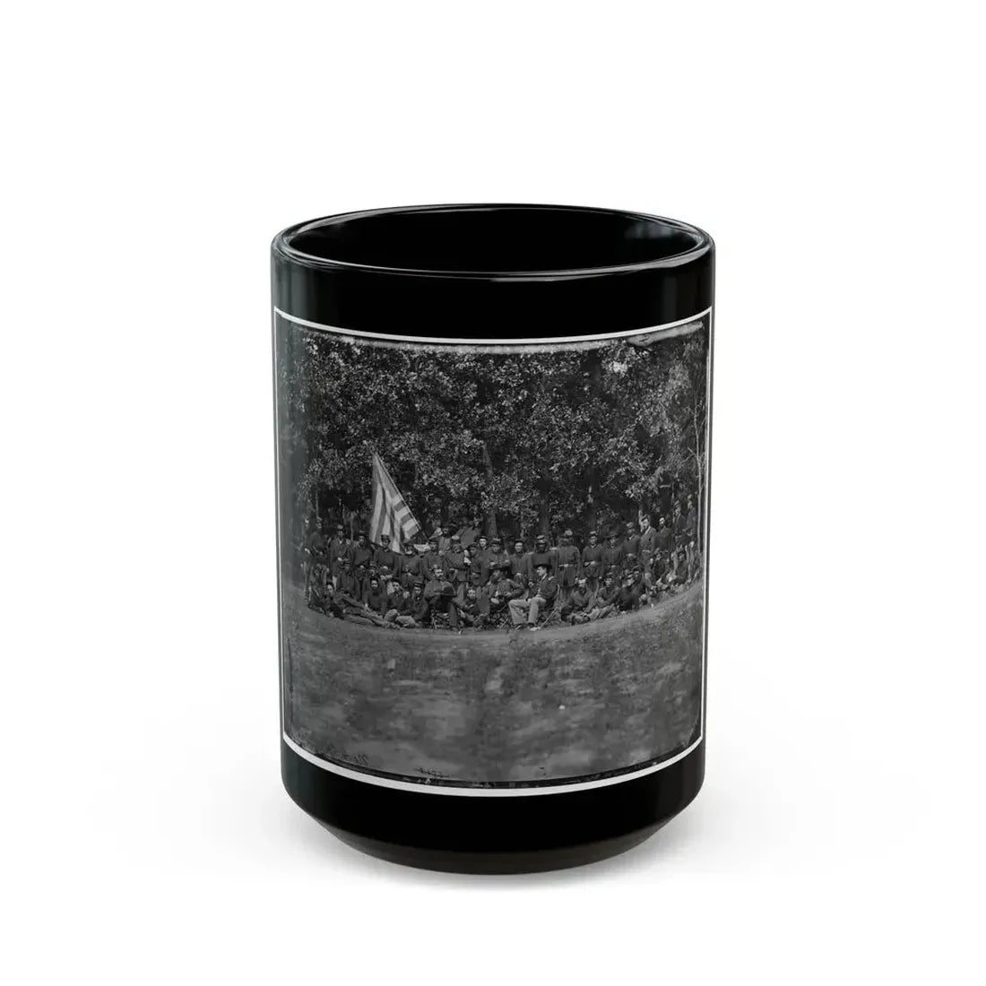 Bealeton, Virginia. Company F, 93d New York Infantry (U.S. Civil War) Black Coffee Mug 15oz - Go Mug Yourself