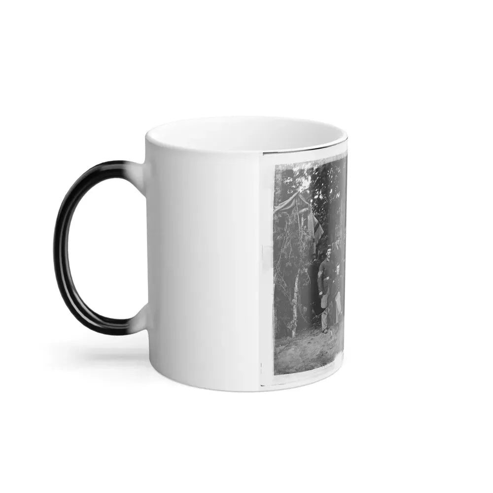 Bealeton, Virginia. Company I, 93D New York Infantry Officers and Non-Commissioned Officers (U.S. Civil War) Color Changing Coffee Mug 11oz - Go Mug Yourself