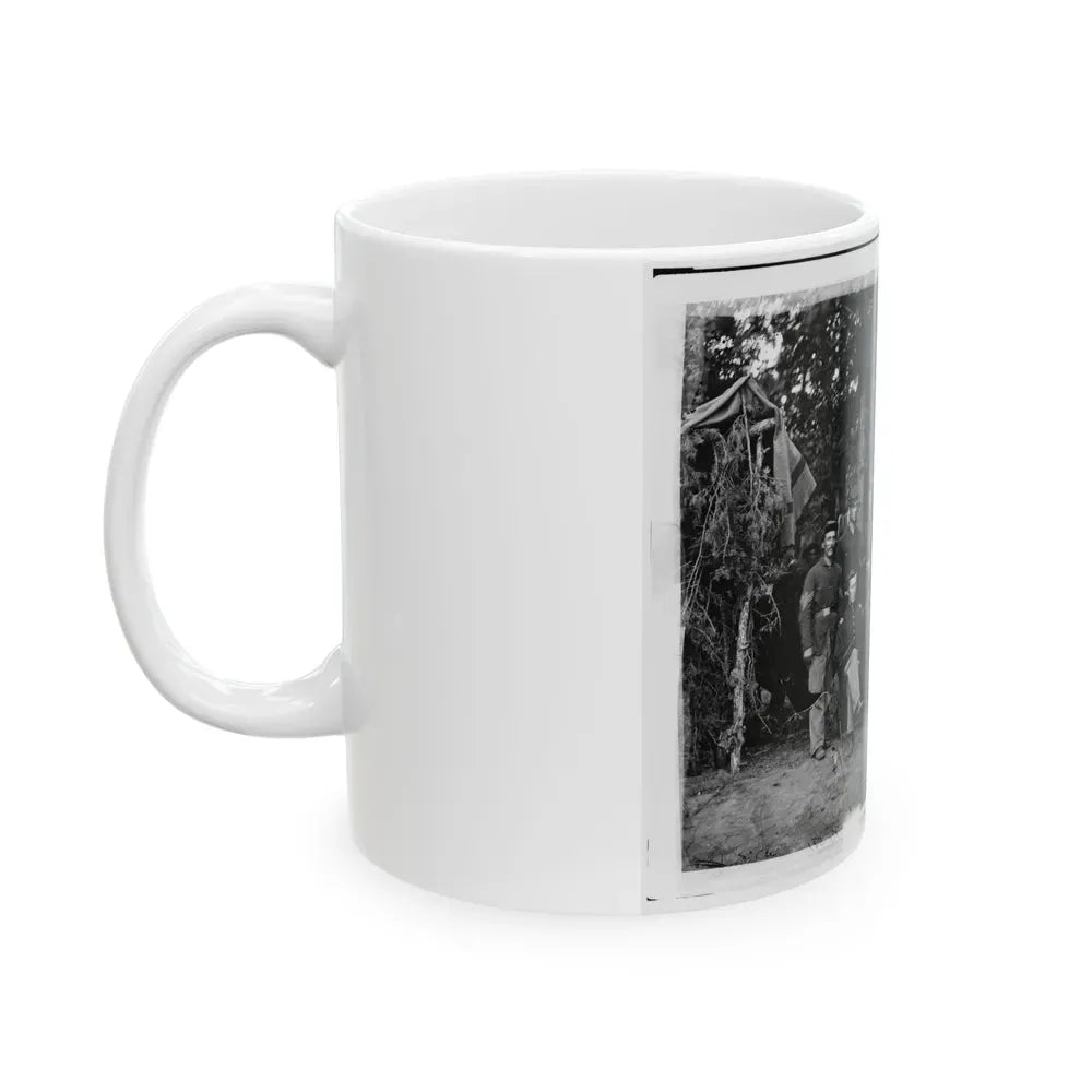 Bealeton, Virginia. Company I, 93d New York Infantry Officers And Non-Commissioned Officers (U.S. Civil War) White Coffee Mug - Go Mug Yourself
