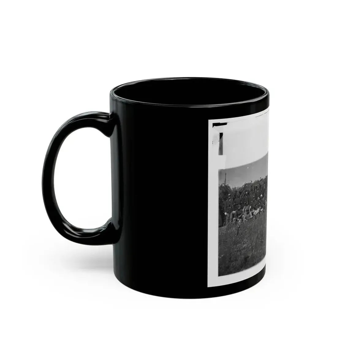 Bealeton, Virginia. Company K 93d New York Infantry Headquarters Guard. Army Of The Potomac (U.S. Civil War) Black Coffee Mug - Go Mug Yourself