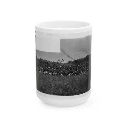 Bealeton, Virginia. Company K 93d New York Infantry Headquarters Guard. Army Of The Potomac (U.S. Civil War) White Coffee Mug 15oz - Go Mug Yourself