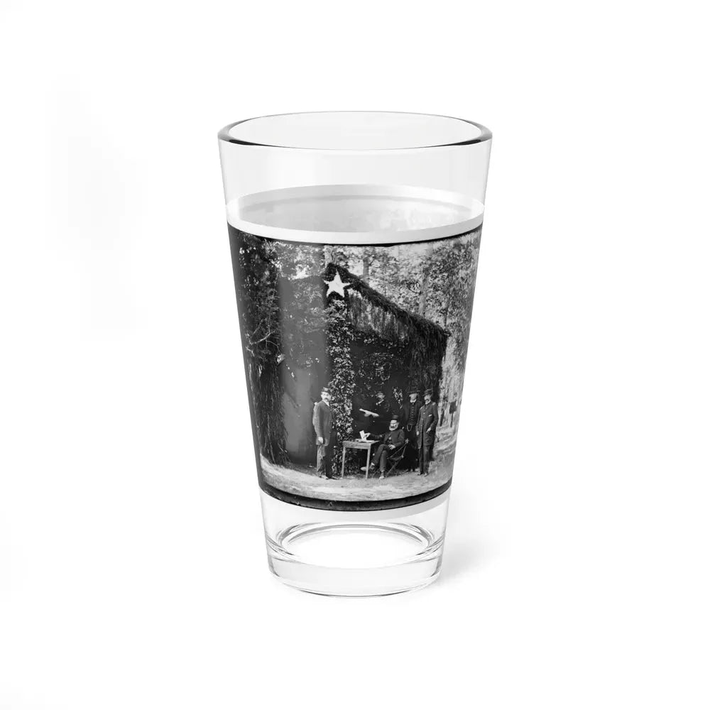 Bealeton, Virginia. General Marsena R. Patrick And Staff(2) (U.S. Civil War) Pint Glass 16oz - Go Mug Yourself