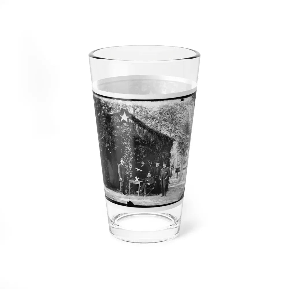 Bealeton, Virginia. General Marsena R. Patrick And Staff(2) (U.S. Civil War) Pint Glass 16oz - Go Mug Yourself