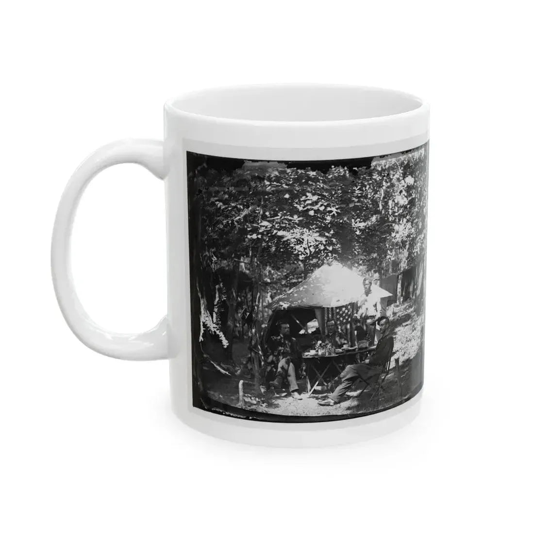 Bealeton, Virginia. Officer's Mess, Company E, 93d New York Volunteers (U.S. Civil War) White Coffee Mug - Go Mug Yourself