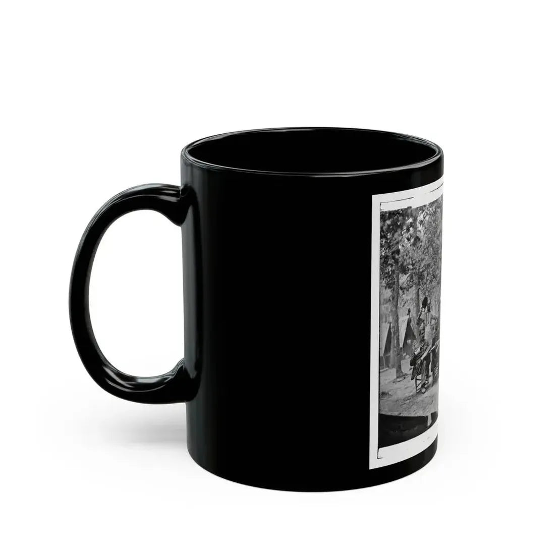 Bealeton, Virginia. Officer's Mess. Company F, 93d New York Volunteers Headquarters, Army Of The Potomac (U.S. Civil War) Black Coffee Mug - Go Mug Yourself