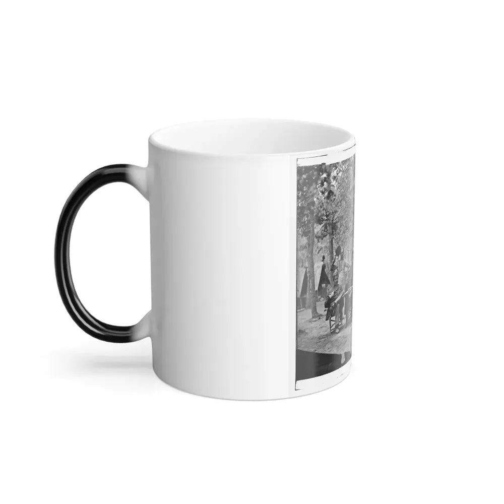 Bealeton, Virginia. Officer's Mess. Company F, 93D New York Volunteers Headquarters, Army of the Potomac (U.S. Civil War) Color Changing Coffee Mug 11oz - Go Mug Yourself
