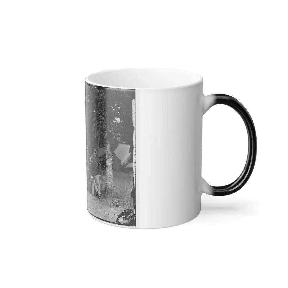 Bealeton, Virginia. Officers and Non-Commissioned Officers of Company D, 93D New York Infantry (U.S. Civil War) Color Changing Coffee Mug 11oz - Go Mug Yourself