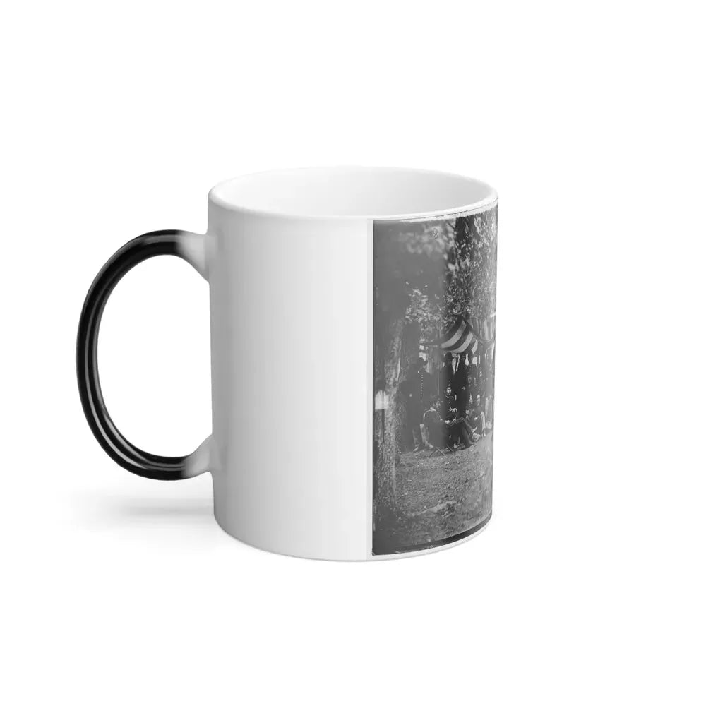 Bealeton, Virginia. Officers of 93D New York Infantry (U.S. Civil War) Color Changing Coffee Mug 11oz - Go Mug Yourself
