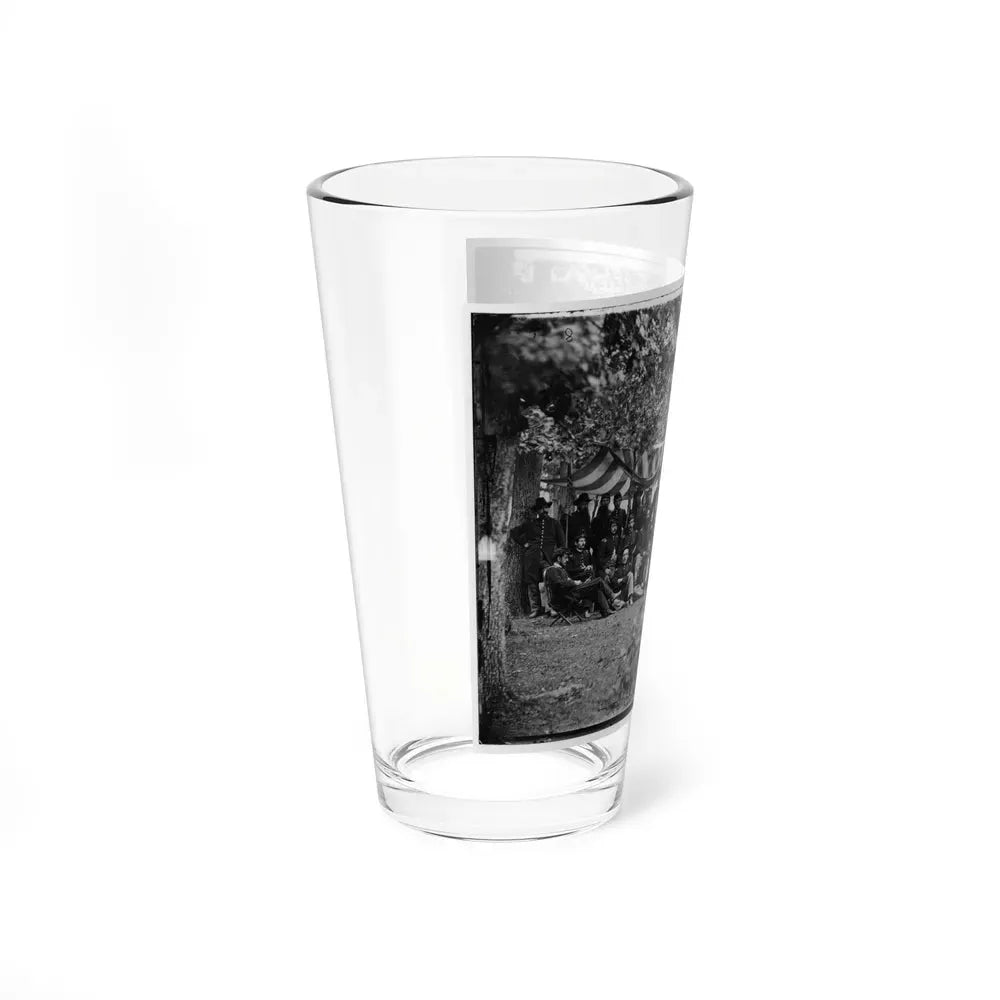 Bealeton, Virginia. Officers Of 93d New York Infantry (U.S. Civil War) Pint Glass 16oz - Go Mug Yourself
