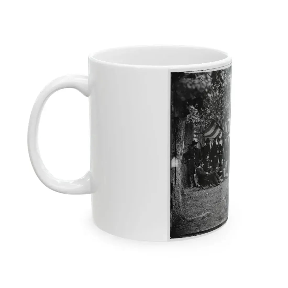 Bealeton, Virginia. Officers Of 93d New York Infantry (U.S. Civil War) White Coffee Mug - Go Mug Yourself