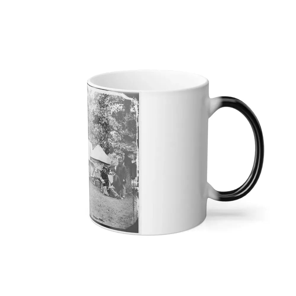 Bealeton, Virginia. Regimental Staff 93D New York Infantry. (Morgan Rifles) (U.S. Civil War) Color Changing Coffee Mug 11oz - Go Mug Yourself