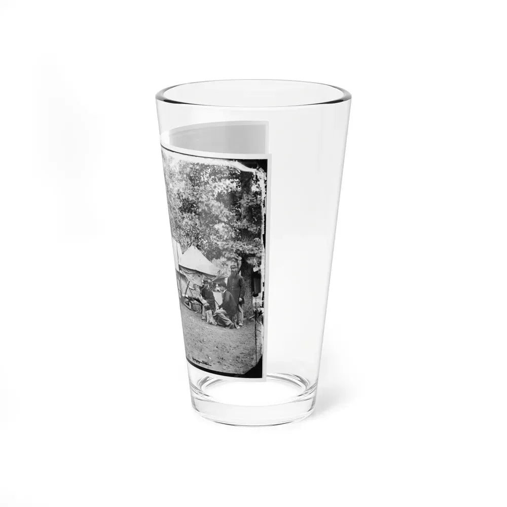 Bealeton, Virginia. Regimental Staff 93d New York Infantry. (Morgan Rifles) (U.S. Civil War) Pint Glass 16oz - Go Mug Yourself