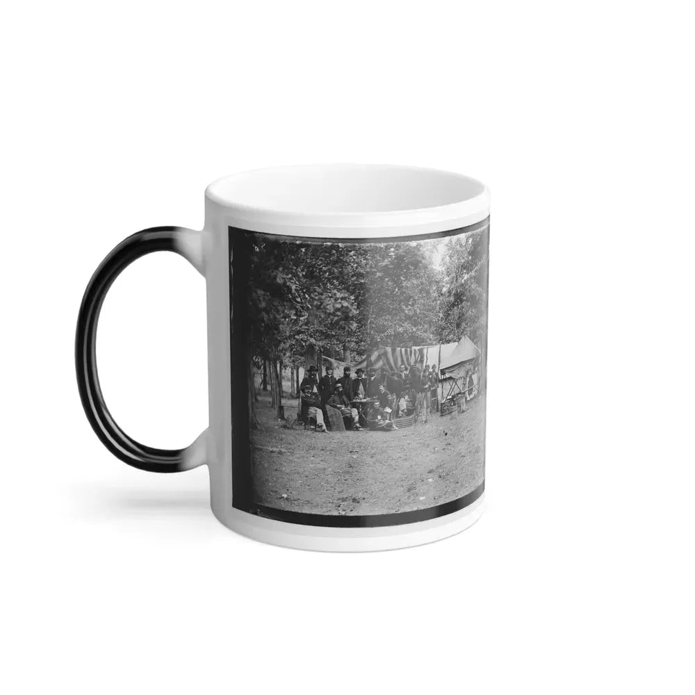 Bealeton, Virginia. Regimental Staff, 93D New York Volunteers (U.S. Civil War) Color Changing Coffee Mug 11oz - Go Mug Yourself
