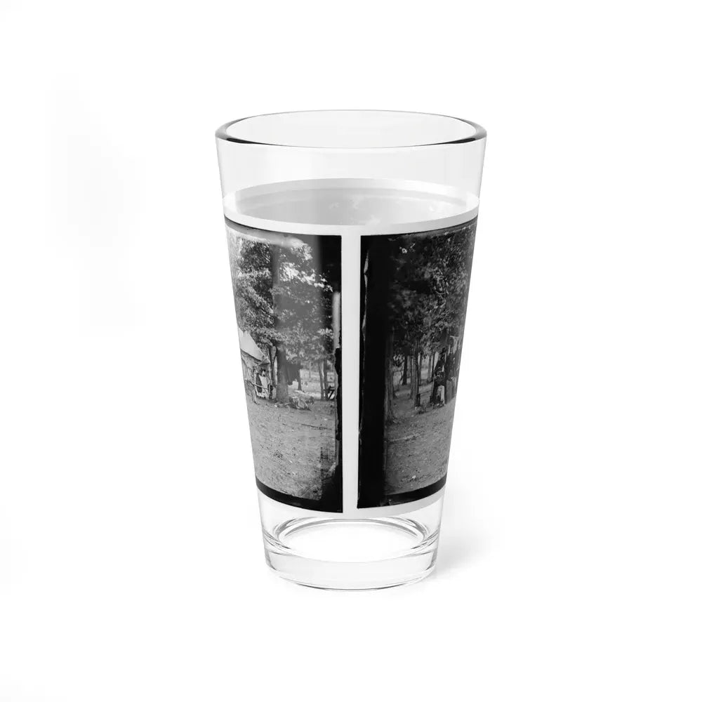 Bealeton, Virginia. Regimental Staff, 93d New York Volunteers (U.S. Civil War) Pint Glass 16oz - Go Mug Yourself