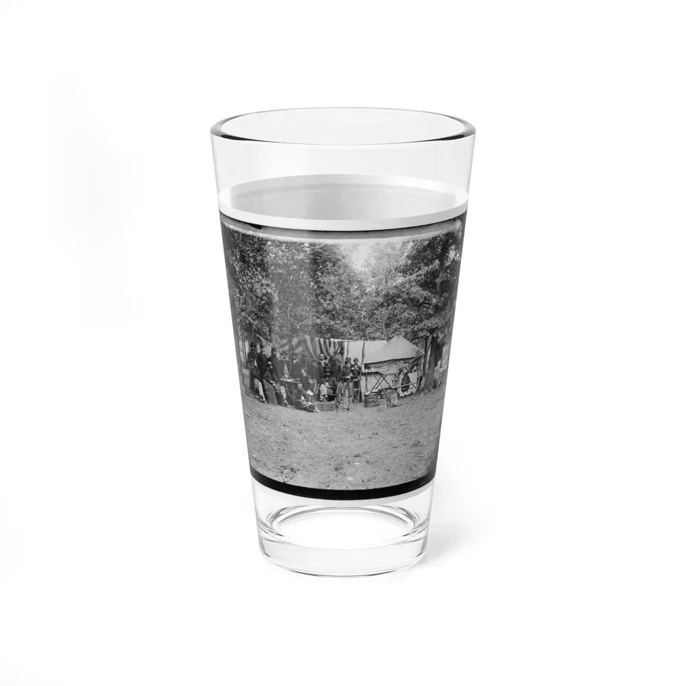 Bealeton, Virginia. Regimental Staff, 93d New York Volunteers (U.S. Civil War) Pint Glass 16oz - Go Mug Yourself