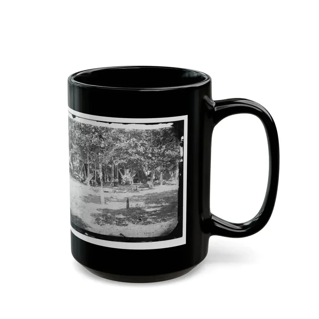 Bealeton, Virginia. View Of Camp Of 93d New York Volunteers (U.S. Civil War) Black Coffee Mug - Go Mug Yourself
