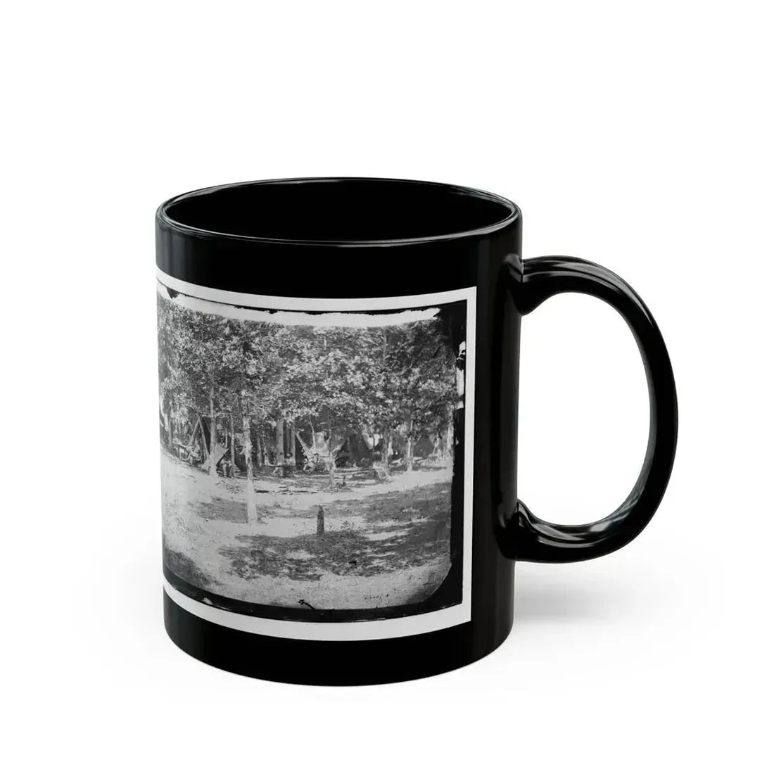 Bealeton, Virginia. View Of Camp Of 93d New York Volunteers (U.S. Civil War) Black Coffee Mug - Go Mug Yourself