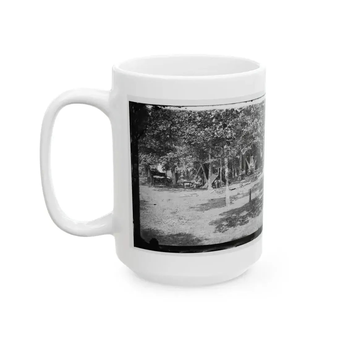 Bealeton, Virginia. View Of Camp Of 93d New York Volunteers (U.S. Civil War) White Coffee Mug - Go Mug Yourself