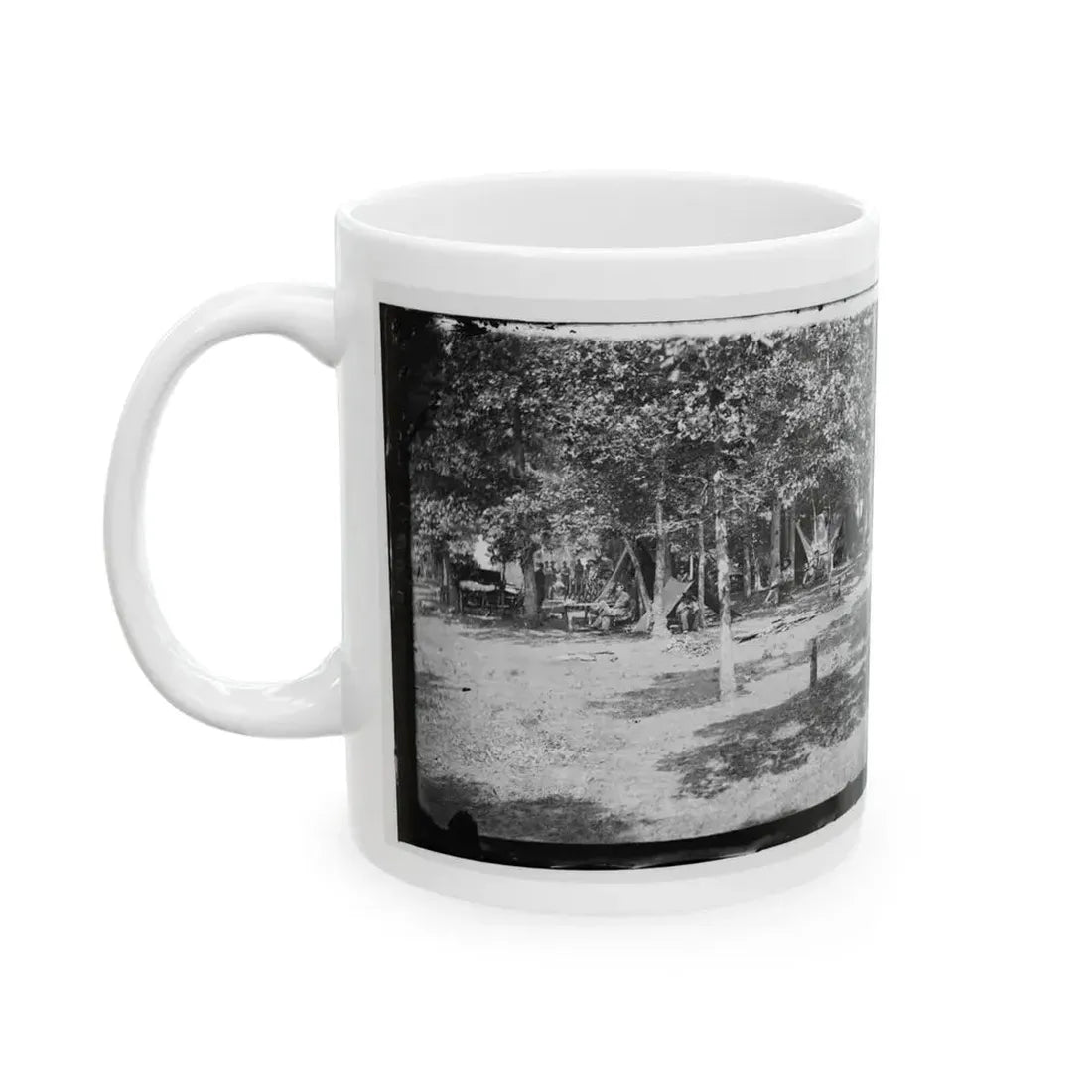 Bealeton, Virginia. View Of Camp Of 93d New York Volunteers (U.S. Civil War) White Coffee Mug - Go Mug Yourself