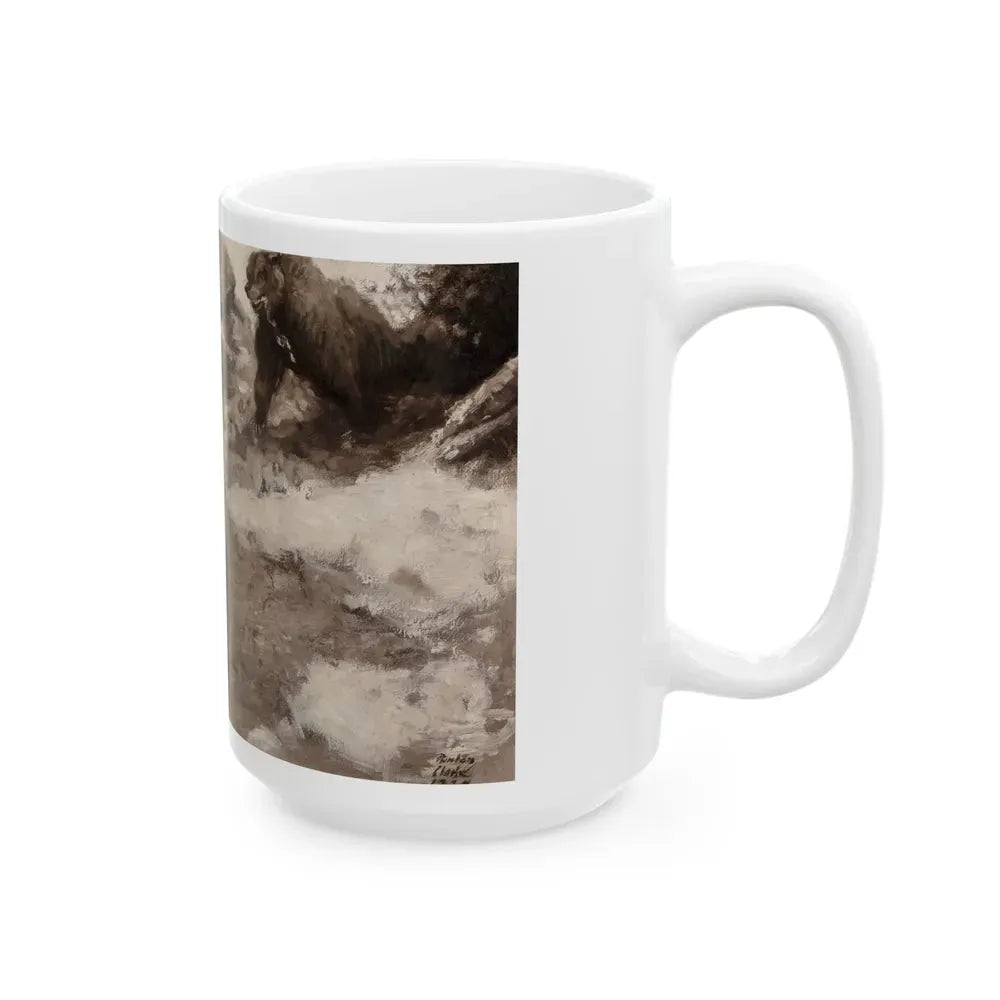 Bear Hunters, 1924 - White Coffee Mug - Go Mug Yourself