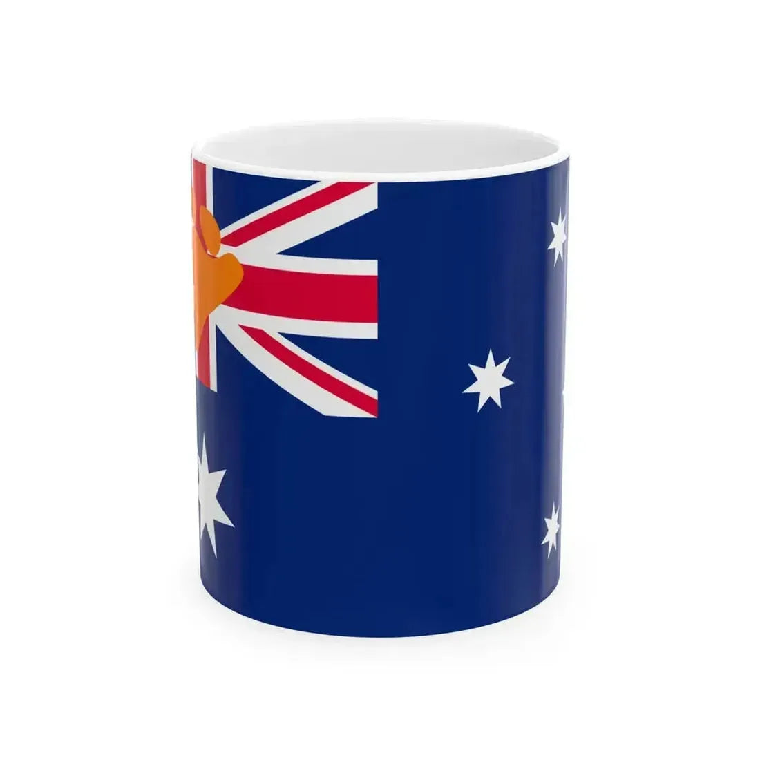 Bear Pride flag of Australia (Australia) White Coffee Mug 11oz - Go Mug Yourself